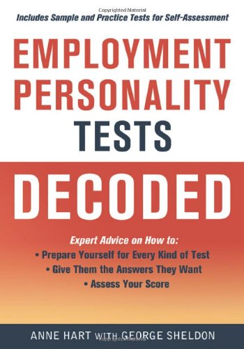 Employment Personality Tests Decoded by Anne Hart