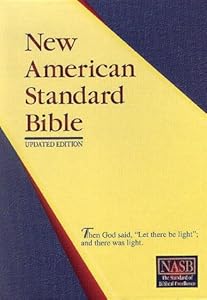 New American Standard Giant Print Bible; Burgundy Bonded Leather