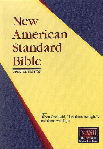 New American Standard Giant Print Bible; Burgundy Bonded Leather by Anonymous
