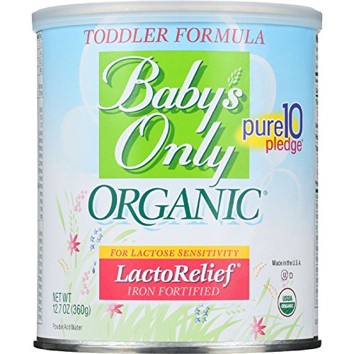 Babys Only Organic Toddler Formula - USDA Organic - LactoRelief - Lactose Free - 12.7 oz - Iron Fortified