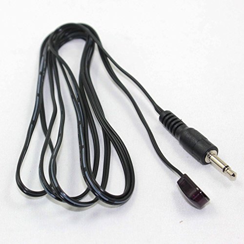 

US Ship for Mini Stick-On Infrared Emitters Visible Single IR Emitter Extender Cable for MCE Remote(Black)