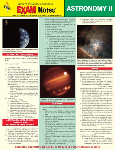 EXAMNotes for Astronomy II (EXAMNotes) by Editors of REA