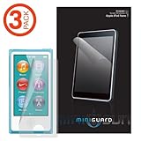 MiniGuard iPod Nano 7 High Definition Screen Protector (Matte Anti-Glare, Anti FingerPrint, 3 Pack), iPod Nano 7th Gen / 7th Generation (Newest Model)