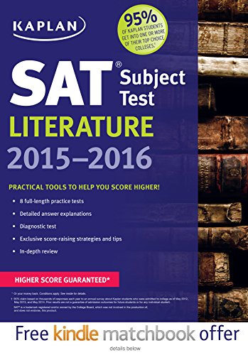 Kaplan SAT Subject Test Literature 2015-2016 by Kaplan