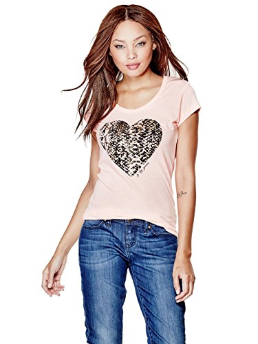 G by GUESS Women's Rubetta Heart Tee