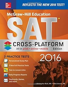 McGraw-Hill Education SAT 2016, Cross-Platform Edition