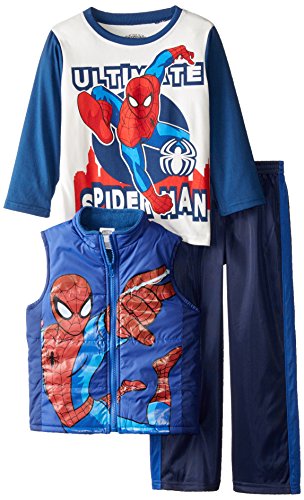 Marvel Boys' 3 Piece Spiderman Vest Set