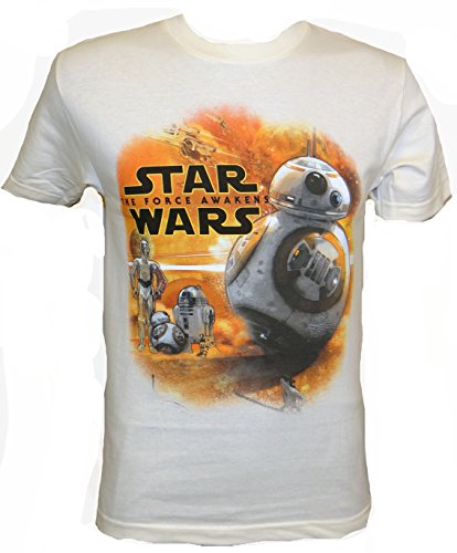 Star Wars Force Awakens BB-8 R2-D2 Droid Collage T-shirt