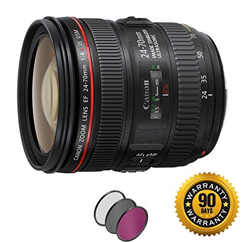 Canon EF 24-70mm f/4L is USM Lens with UV Filter (Renewed) | eBay