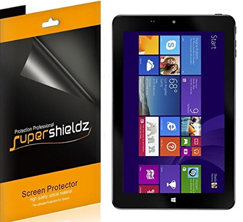 [3-Pack] SUPERSHIELDZ- Anti-Bubble High Definition Clear Screen Protector For Insignia 8 inch Windows Tablet (NS-15MS0832) + Lifetime Replacements Warranty - Retail Packaging