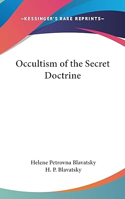 Occultism of the Secret Doctrine