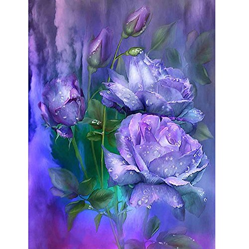 Algopix Similar Product 4 - BXzhiri 5D DIY Diamond Painting Blue