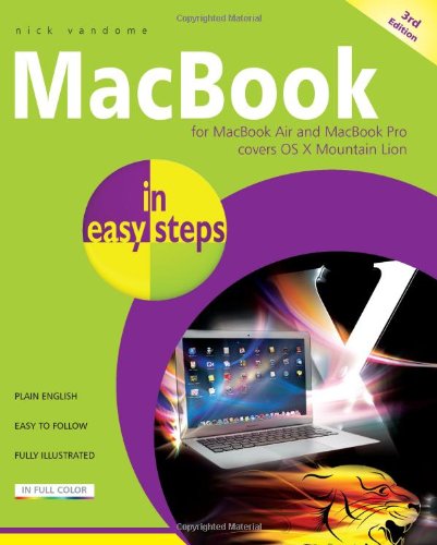 MacBook in Easy Steps: Covers OS X Mountain Lion by Nick Vandome