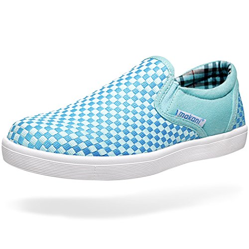 Makani Unisex Lightweight Multicolor Woven Slip-on Shoe Fashion Webbing V479