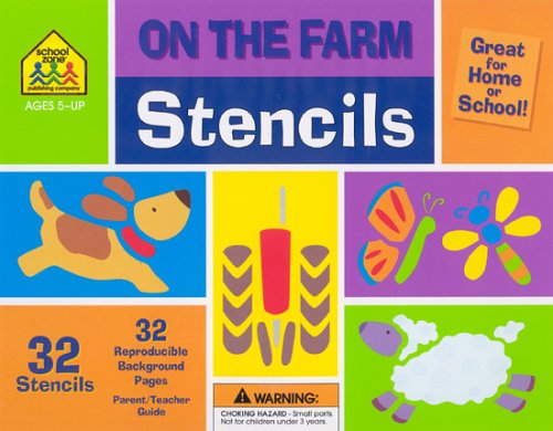 On The Farm Stencil Kits by School Zone