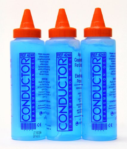 Chattanooga Intelect Ultrasound Conductor Gel - 8.5 oz Bottle - Pack of 3