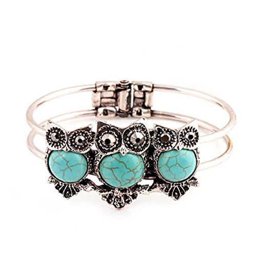 Susenstone®Bohemian Style Retro Cute Owl Plating Lady Bracelet