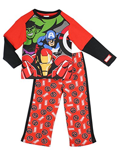 Character Boys' Marvel Avengers Captain America Ironman Thor & The Hulk Pajamas