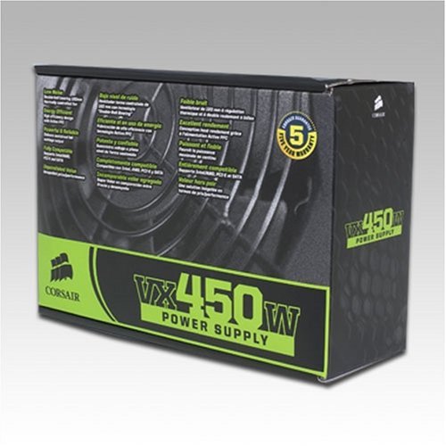 Corsair VX450 450 W 80+ Certified ATX Power Supply (CMPSU-450VX