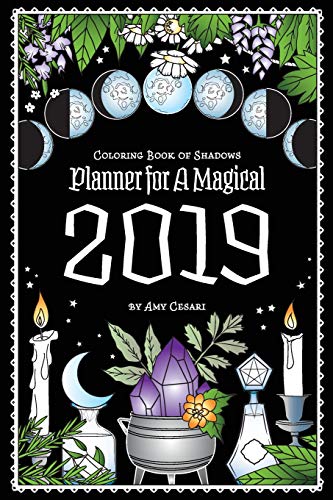Algopix Similar Product 12 - Coloring Book of Shadows Planner for a