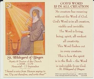 Novena To St Hildegard Text : Saint Hildegard of Bingen — My Catholic ...