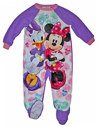 Disney Minnie Mouse & Daisy Little Girls Blanket Sleeper Pajama