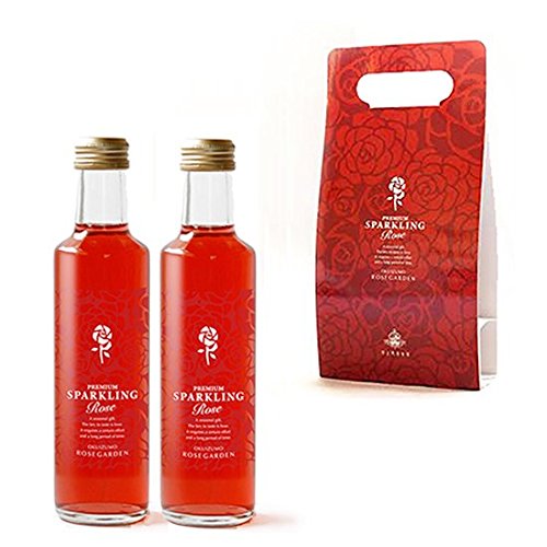 奥出雲「さ姫」 エクストラ 魅惑の薔薇のソーダ スパークリング・ローズ 2本ギフト　ボトルショッパー×2個 ［計800ml］