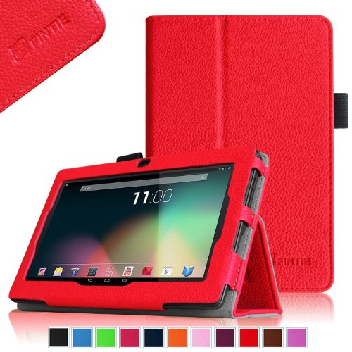 Fintie Premium PU Leather Case Cover for 7 Inch Android Tablet inclu. Dragon Touch Y88X Plus / Y88X 7 Inch, Alldaymall A88X 7 Inch, Chromo Inc 7 Tablet, Tagital 7