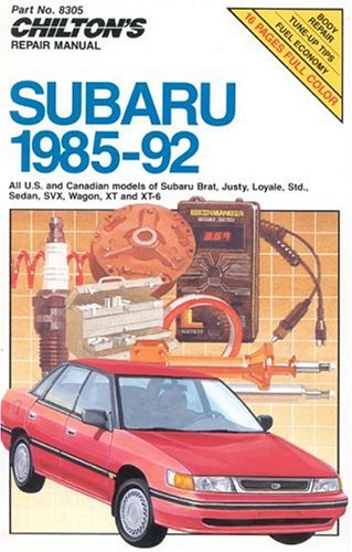 Subaru, 1985-92 (Chilton's Repair Manuals) by Chilton