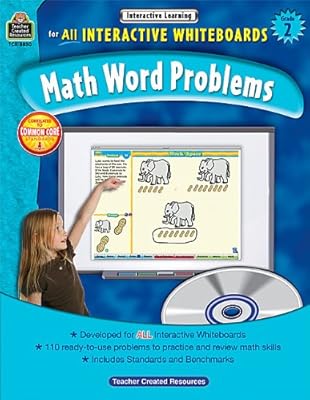 Math Word Problems for all Interactive Whiteboards, Grade 2