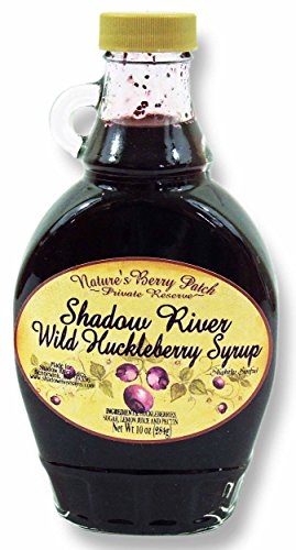 Shadow River Wild Huckleberry Gourmet Syrup 10 oz Jar