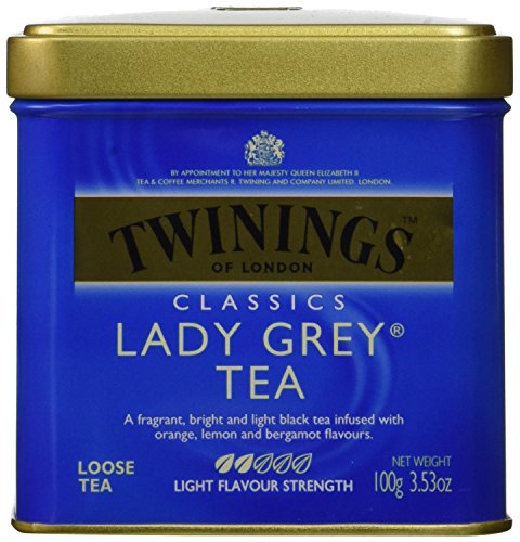 Twinings Lady Grey Tea, Loose Tea, 3.53-Ounce Tin