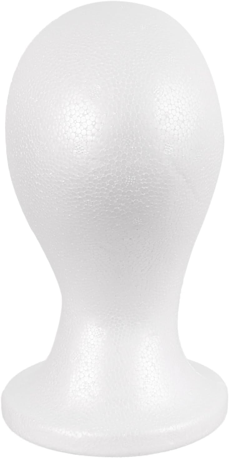 Testa di mannequin in polistirolo per parrucche e cappelli_voghion.com