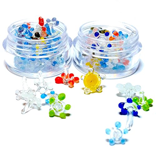 40+ Glass Daisy/Flower Screens [40 Pcs w/ Small Container]