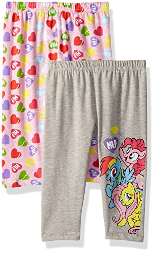 Algopix Similar Product 5 - My Little Pony Girls 2 Pack Leggings