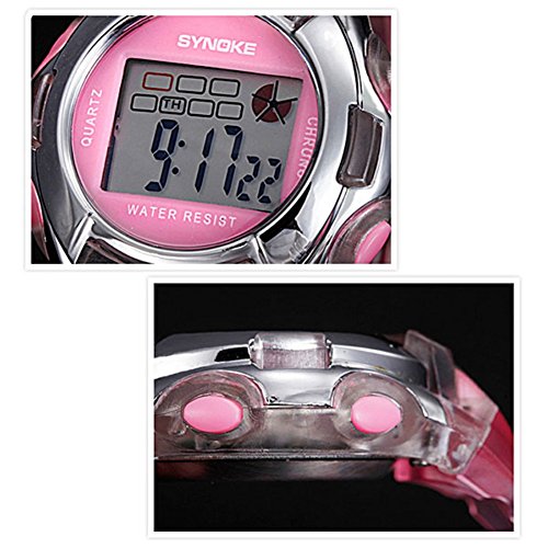 

Silvercell Kids Multifunction Waterproof Digital Sports Wrist Watches Red
