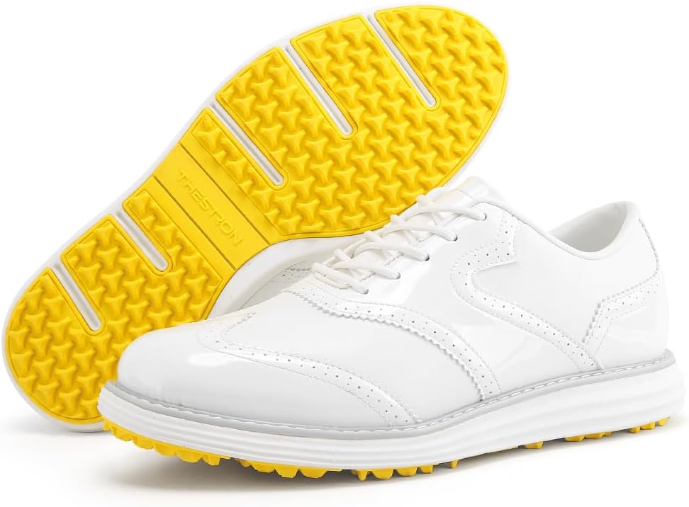 Classic Waterproof Men Golf Shoes Non-slip Lightweight Trainers_voghion.com