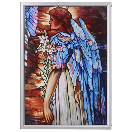Algopix Similar Product 2 - Stained Glass Panel  The Angel of