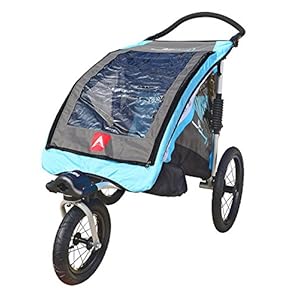 Allen Sports JTX-1 Trailer/Swivel Wheel Jogger Blue