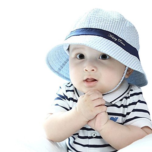 Marca west Unisex Baby Kid Toddler Boy Girl Infant Sun Protection Bucket Cap Hat