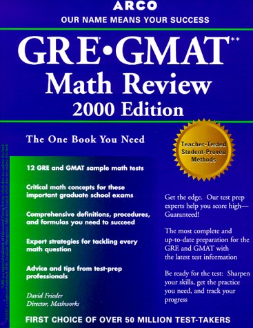 GRE/GMAT Math Review 5th ED by Arco