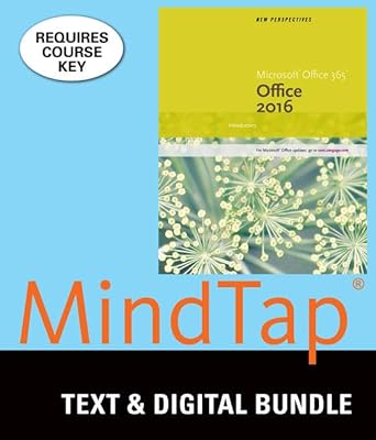 Bundle: New Perspectives Microsoft Office 365 & Office 2016: Introductory + MindTap Computing, 2 terms (12 months) Printed Access Card