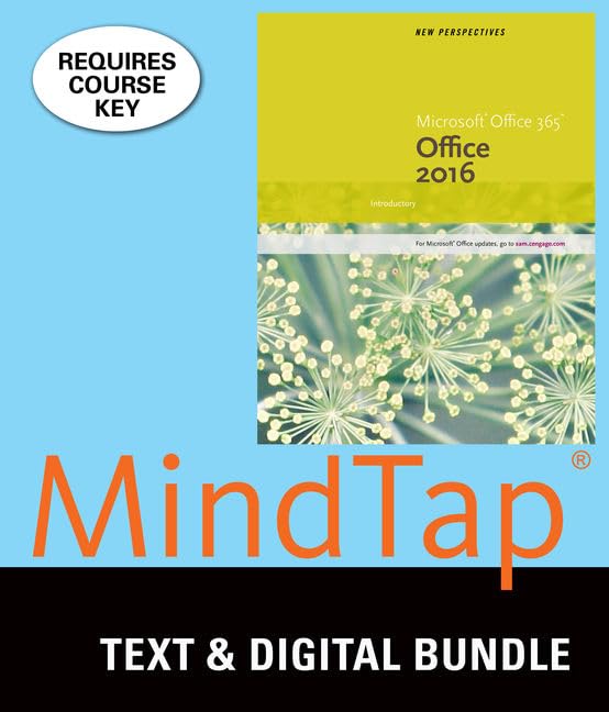 Bundle: New Perspectives Microsoft Office 365 & Office 2016: Introductory + MindTap Computing, 2 terms (12 months) Printed Access Card by Ann Shaffer