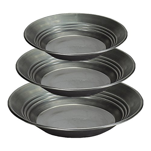 

Estwing Solid Steel Gold Pans 3pc Set - 12-inch, 14-inch, 16-inch