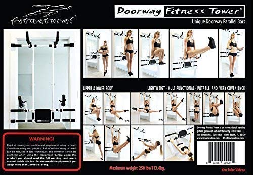 Algopix Similar Product 3 - FITNATURAL Doorway Fitness Tower Pull