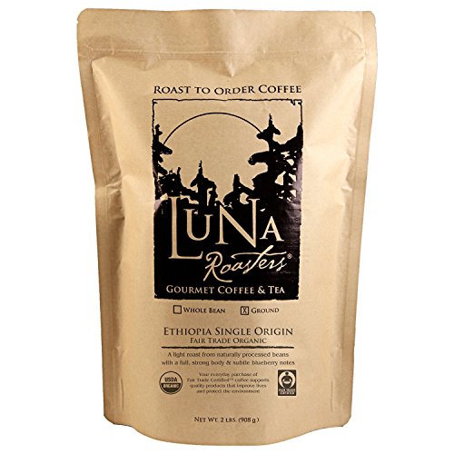

Luna Roasters Ethiopia Fair Trade Organic, Ground, 100% Artisan Roast Coffee (2 lb.)