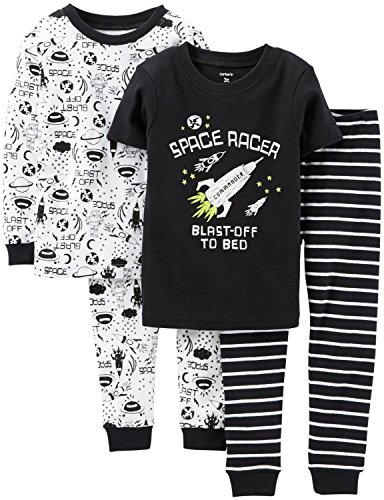 Carter's Little Boys' 4 Piece PJ Set (Toddler/Kid)