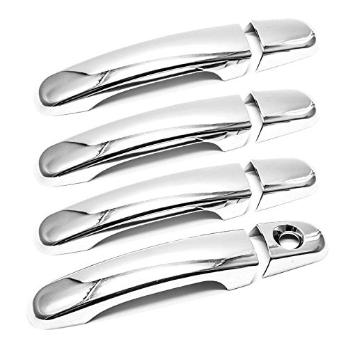Sizver Chrome Door Handle Covers For 2010-2015 GMC Terrain