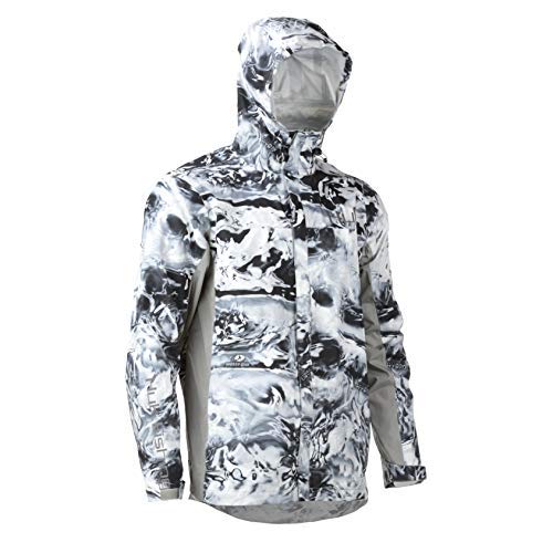 Algopix Similar Product 20 - HUK CYA Camo Packable Rain Jacket