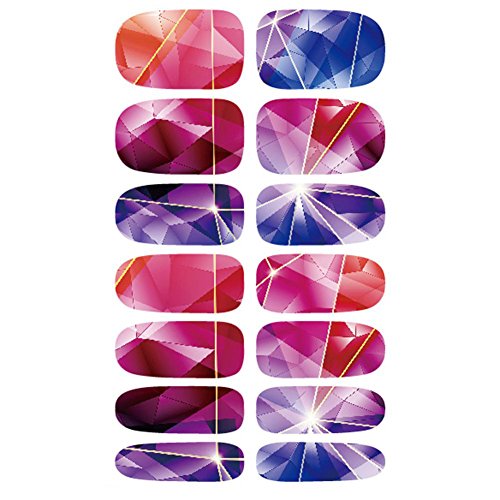 Weixinbuy Nail Wrap 3D Sticker Foil Manicure Decor Tool